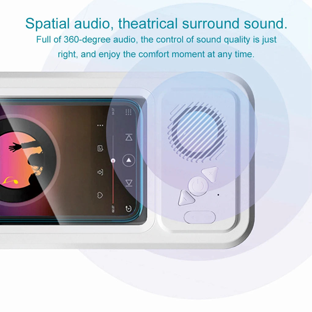 Waterproof Shower Phone Holder With Built-In Speaker