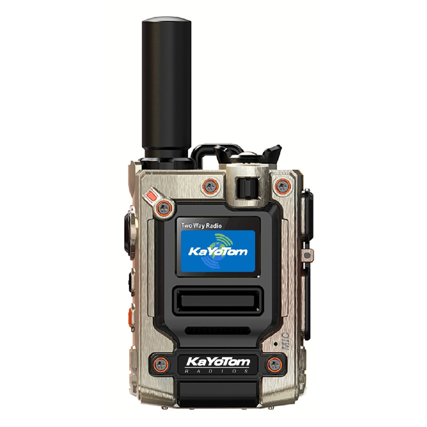 Walkie Talkie - Encrypted Two-Way Radio - 72H Battery, Lightweight & LED Flashlight, 172 Countries Coverage