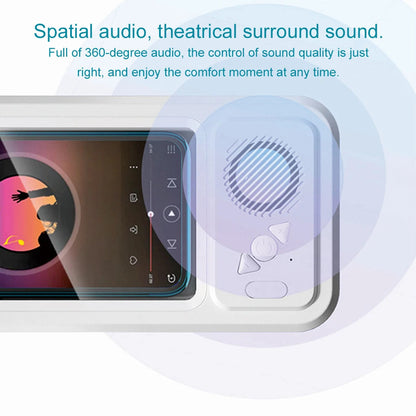 Waterproof Shower Phone Holder With Built-In Speaker