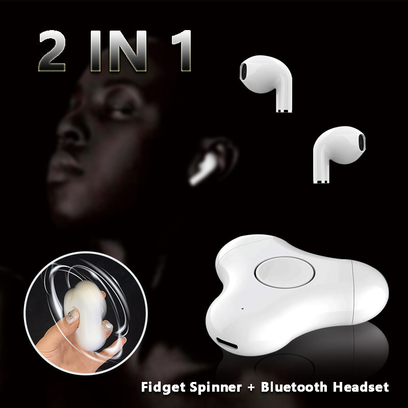 Fidget Spinner Bluetooth Earbuds. (2 Year Manufacture Warranty)